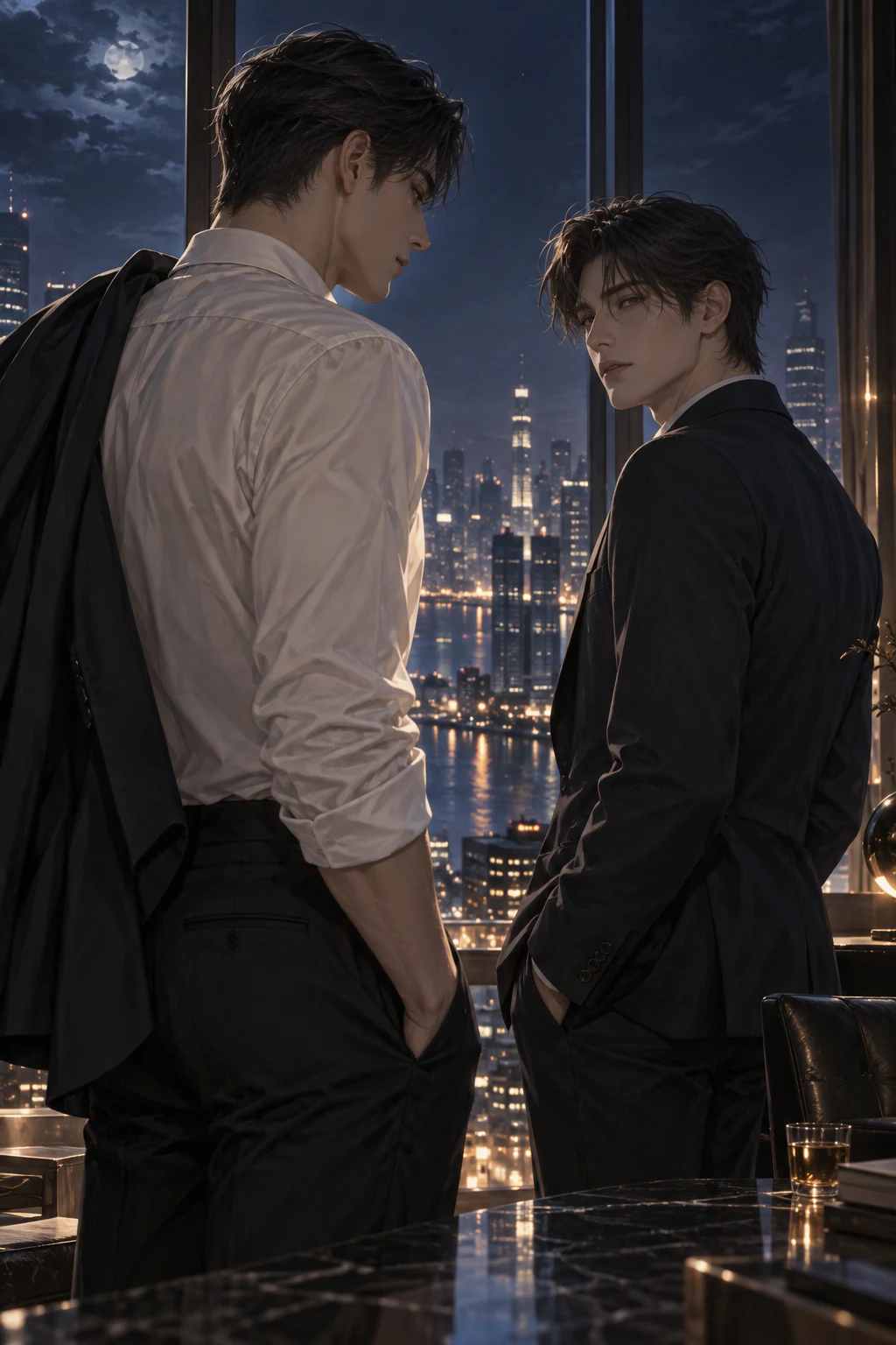 BL小說《這是一個 BL 故事,兩位男主角的相處方式已經定好》封面